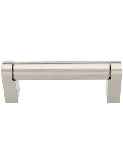 Pennington Bar Pull - 3 inch Center-to-Center in Polished Nickel.